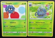 TANGELA + TANGROWTH  2/214 Carte in Italiano POKEMON Sole Luna Tuoni Perduti