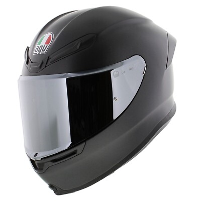 Agv K6 S Matt Black, Full Face Motorcycle Helmet, New E2206! Fast Shipping!