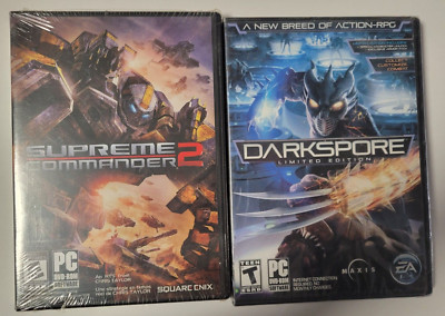 sureme commander 2 and dark spore limited edition for PC BRAND NEW