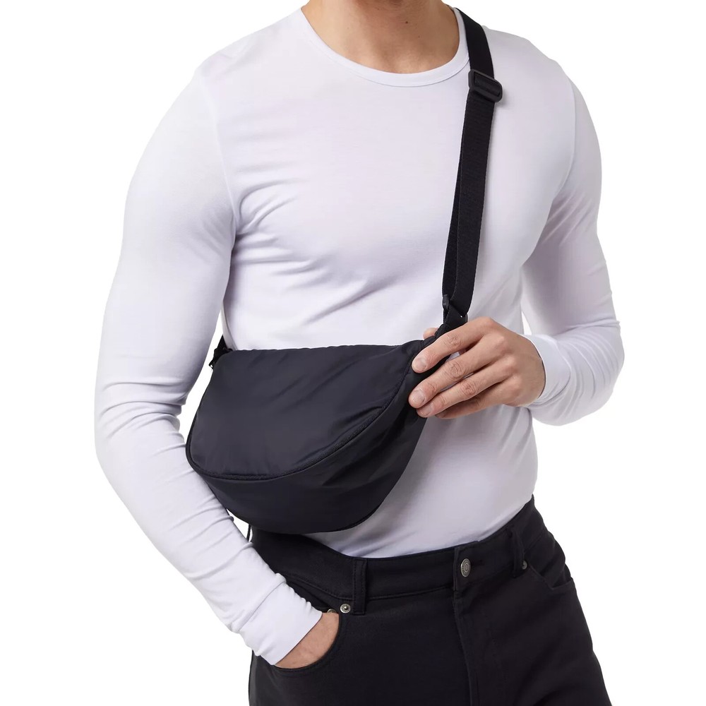 32 Degrees Adjustable Crossbody Bag for Men & Women in Black