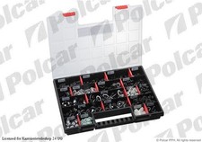 KFZ Befestigung Clips Sortiment Box für Audi A4 B6 8E2 Avant 8E5 B7 8EC ab 01->