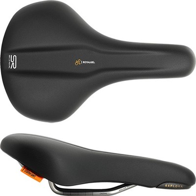 Selle Royal Explora Moderate Fahrradsattel Unisex Touren Royalgel Schwarz