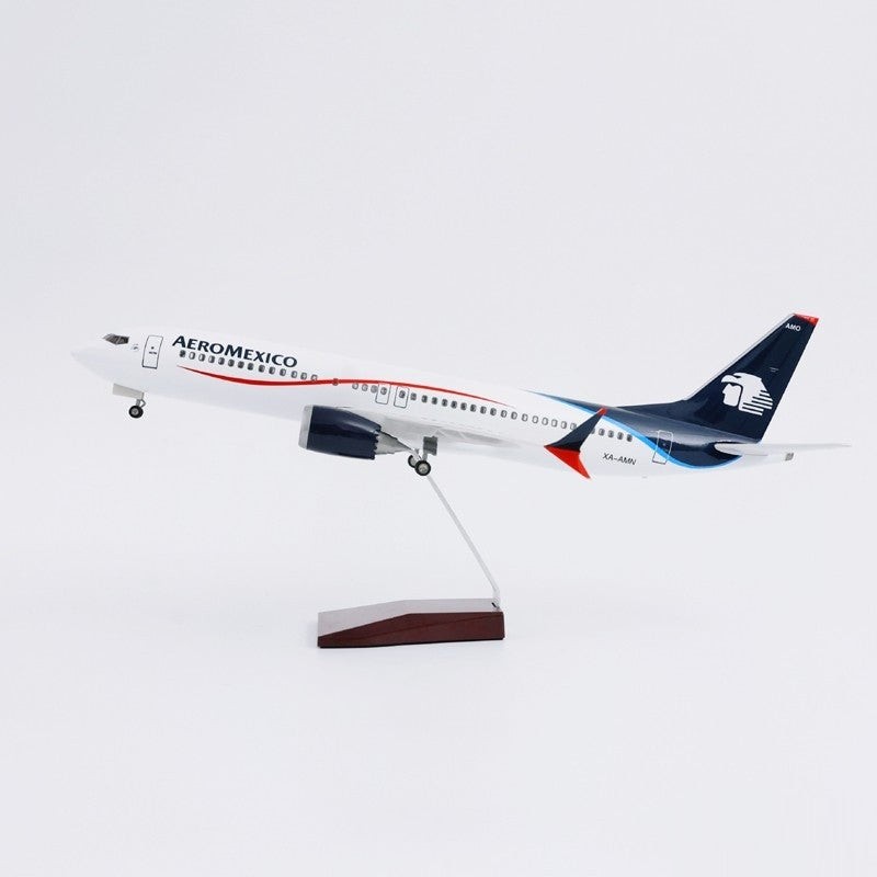 Extra Large Aeromexico Boeing 737 MAX Resin & ABS Aircraft Model Plane Gift - 1/