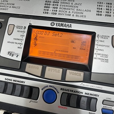 Yamaha PSR-350 61-Key Arranger MIDI Synth Keyboard w Music Stand