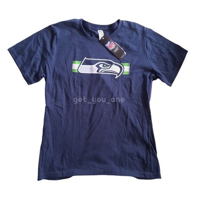 NWT Seattle Seahawks Women's Forward Progress II Navy T-Shirt MEDIUM Tee
