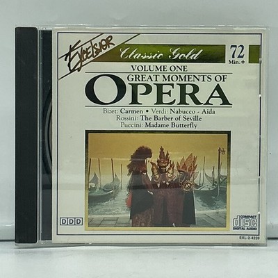 Great Moments of Opera, Vol. 1 (CD, Excelsior Recordings) - Used - FREE SHIPPING