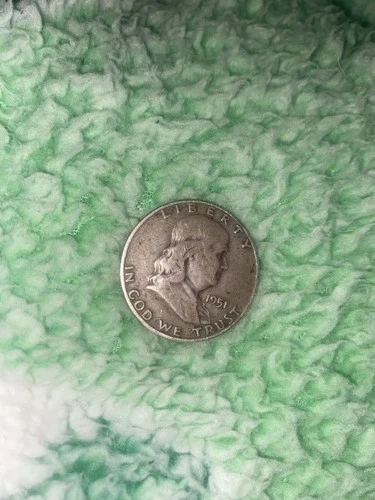1951 Franklin Half Dollar SILVER  XF+