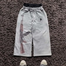 Mens Baggy Sweatpants Wide Leg Y2K Streetwear Graphic Lounge Pants