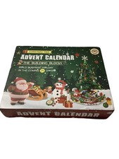 Advent Calendar 2025 Christmas Tree Building Set with LED Light, 24 Days Christm