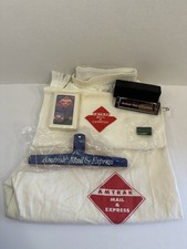 Vintage Amtrak Mail Express Clip Harmonica Cannon Towel Image Boxers Pin Lot