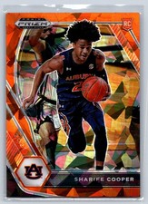 2021 Panini Prizm Draft Picks #26 Sharife Cooper Orange Ice