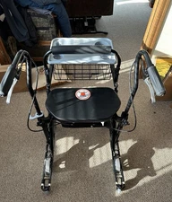 U-Step II Walker Stabilizer Rolling Walker with Basket - St. Paul, MN PickupOnly