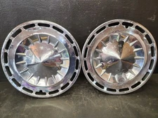 1962 1963 Chevy II Nova Chevelle Hubcaps Pair 13" Wheel Cover Chevrolet GM OEM
