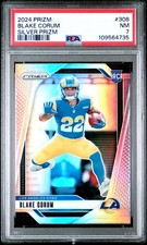 2024 PANINI PRIZM SILVER PRIZM #308 BLAKE CORUM PSA 7