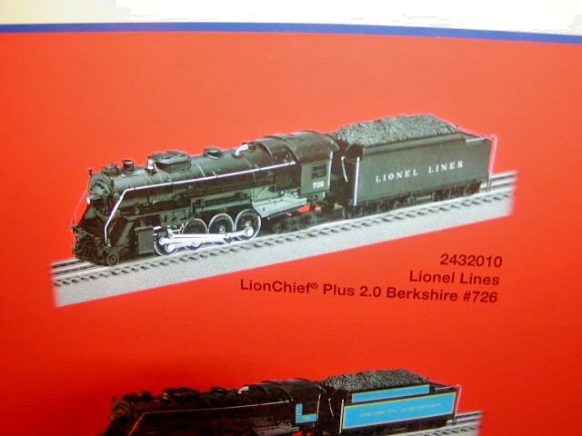 Lionel Lines 2432010 Berkshire 726 Steam Locomotive & Tender LC Plus 2.0 New MIB - Image 2 of 4