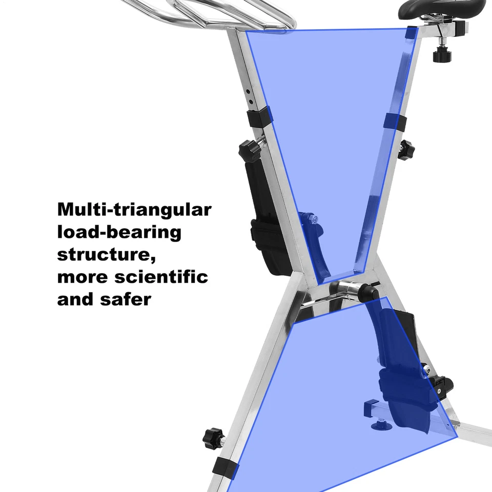 Bicicleta Acuática Piscina Bicicleta Subacuática Acero Inoxidable Ejercicio de Fitness Acuático Foto 4 de 4