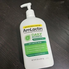 AmLactin Daily Moisturizing Body Lotion 12% lactic acid 20 Oz Pump Bottle