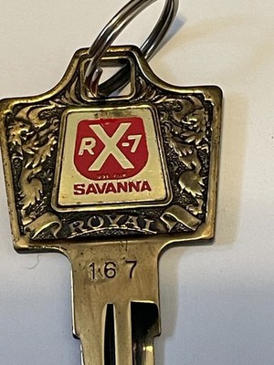 Vintage Mazda Savanna RX-7 Royal Clover M167 Blank Key JDM SA22C FB3S NOS