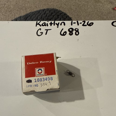 #ad Delco Remy Spring Nos OEM Genuine GM 1883498 Sold Individually $15.18