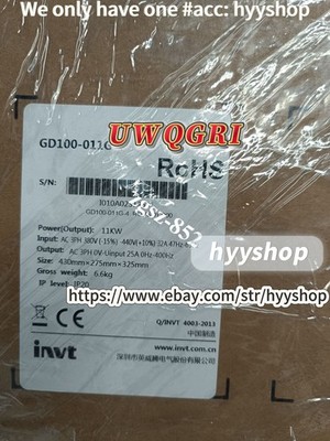 INVT inverter Goodrive20 gd100-011g-4 11.kW three-phase 380V-440V Brand New#