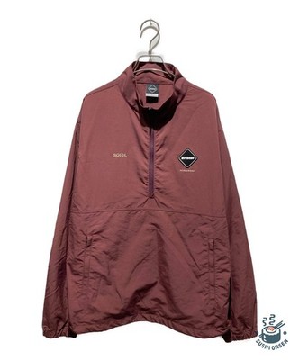F.C.R.B. NYLON QUARTER-ZIP BLOUSON / Half-zip nylon jacket Size: L FCRB-252051