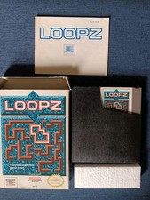 Loopz (Mindscape, 1990) NES Game w/ & Manual ~ Tested & Working
