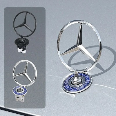 44mm Car Front Bonnet Emblem Zinc Alloy Decorate Badge For Mercedes Benz