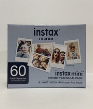Fujifilm - instax mini 60 Total Exposures Instant Film Multi Pack - White