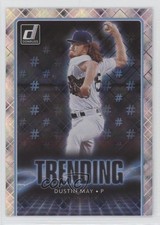 2021 Panini Donruss Trending Diamond Dustin May #TR10 10ou