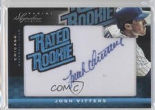 2012 National Treasures Signature Series 46/99 Josh Vitters #163 Patch Auto 1m8