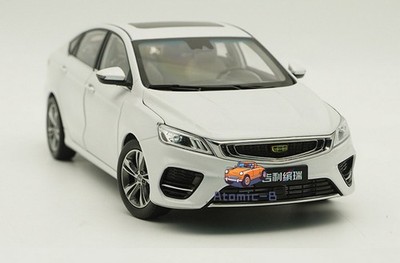 1/18 Scale Geely Binrui White Diecast Car Model Toy Collection Gift NIB