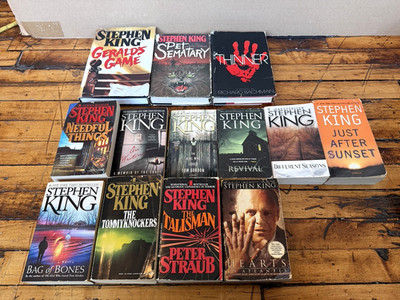 Stephen King Book Lot of 13 HC PB Pet Sematary Needful Things Tommyknockers