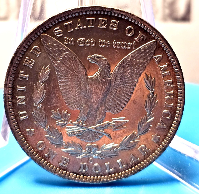 1881 O $1 Morgan Silver Dollar Looks AU - Semi Rare!