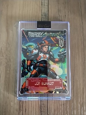 2026 Wild Card Fantasy Football Atompunk Joe Burrow #1/1 Case Hit 