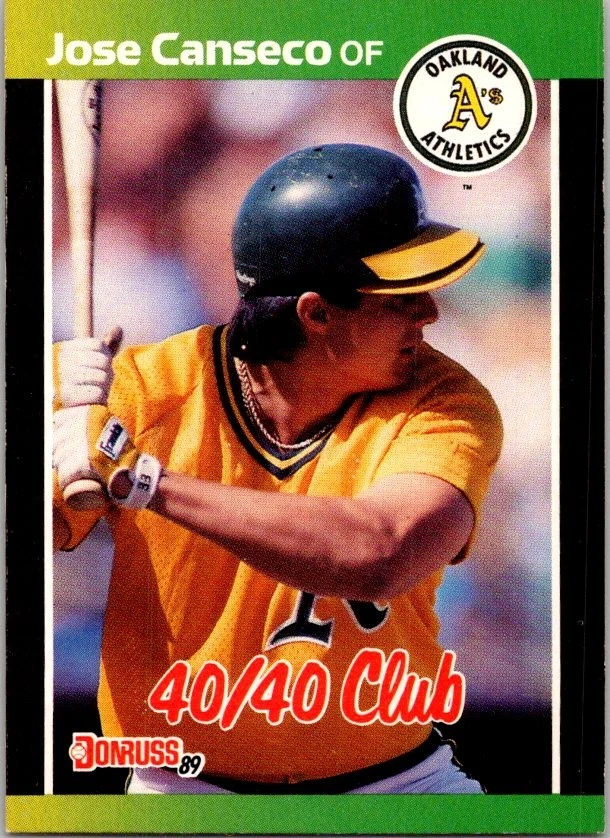 1989 Donruss #643 Jose Canseco