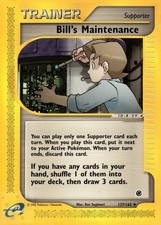 Bill's Maintenance 137/165 Uncommon Expedition Base Set Pokemon MP on eBay