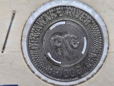 TRANSIT TOKEN CAMDEN PHILADELPHIA BRIDGE TOKEN PRT DELAWARE RIVER BRIDGE LINE
