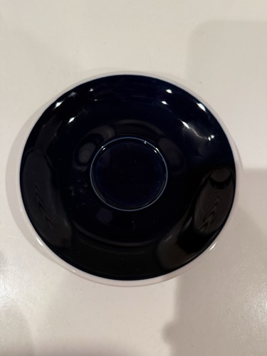 Loveramics 14 cm Cappuccino Saucer navy with white rim —night sky replacement