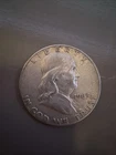 1963 Ben Franklin Half Dollar, 90% Silver, Circulated