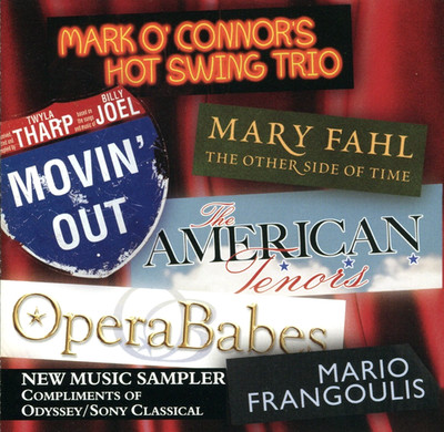 New Music Sampler Odyssey/Sony Classical (CD, 2003) OperaBabes, Mario Frangoulis