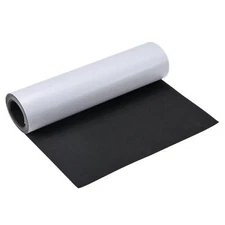 EVA Foam Sheets Black Self Adhesive Back 6.56ft x 11.8 Inch 1mm Thickness
