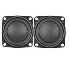 2Pcs 53MM 4Ohm 10W Audio Speaker Full Range Speakers Bass Multimedia Loudspeaker