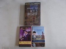 3 RHYS BOWEN # MIXED PB & HC W/DJ HER ROYAL SPYNESS WHERE THE SKY BEGINS