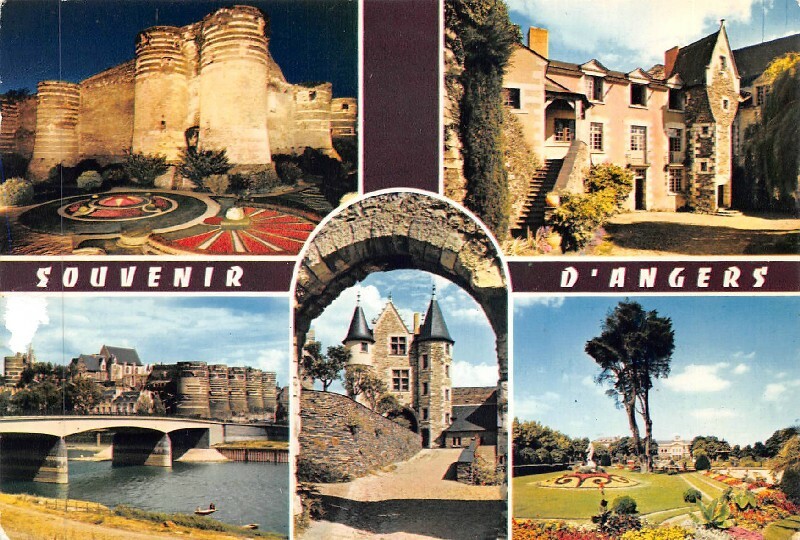 Souvenir Angers - La Castillo Iluminados Casa Del Gouverneur - El Châtelet