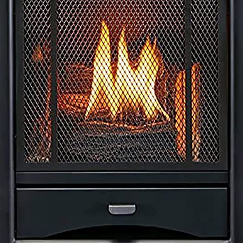 Dual Fuel Ventless Gas Fireplace System 10000 Btu Tstat Control Chocolate  Finish | eBay