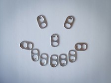 500 Silver Soda Can POP TOPS Pull Tabs Aluminum Crafts