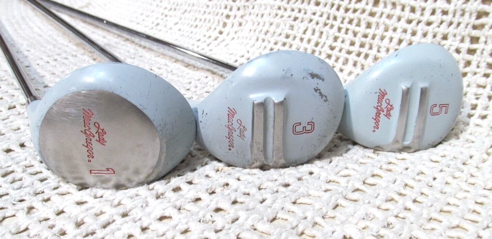 Juego de 3 piezas de madera Lady MacGregor (1-3-5) para diestros ~ varillas flexibles de acero para damas Foto 4 de 4