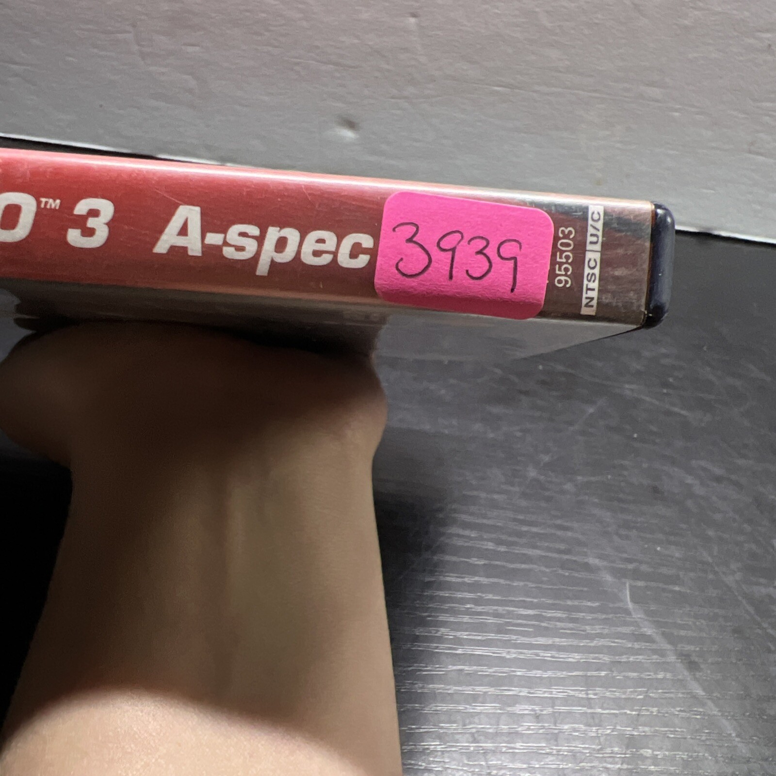 Gran Turismo 3 A Spec Red Cover PS2 PlayStation 2