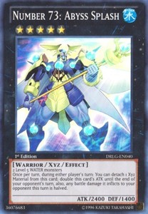 Number 73: Abyss Splash - DRLG-EN040 - Super Rare - 1st Edition x3 - Near Mint
