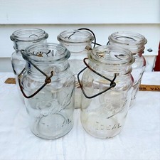 Antique Ideal Ball Jars Set Of 5